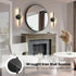 Assimilans 12" 3000K 4000K 6000K 1pack) Modern LED Wall Sconce - Height Spiral Wall Lamp with Acrylic Shade - Indoor
