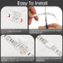 Dirvcp 20-Pack 4-Pin 8mm 5050 (8MM-4PIN) PBT Fireproof LED Strip Connectors, Solderless Gapless Adapter for Wide RGB