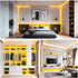 12V 16.4ft/5m 300 5050 iNextStation LED Strip Light Yellow LED Light Strip Flexible LED Strip Lights Cuttable LEDs Tape