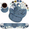 Keyboard Wrist Rest and Mouse Pad Support Set with Coasters, Christian Bible Verse Psalm 46:10, Non-Slip PU Base