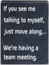 Funny Office Desk Decor Box Sign,Engineered Wood - Home Office Decorations Supplies for Women - Cute Cubicle Desk Accessories