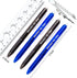 Vitoler Erasable Pens, Black & Blue Gel Pens, 0.7mm Fine Point, Retractable Writing Pens for School Supplies
