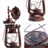Liffshsy Retro Antique Vintage Rustic Wall Sconce, Lighting Lantern Mounted Light with Glass Indoor Light Fixture