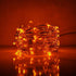 XINKAITE Waterproof LED Fairy String Lights, Starry DIY Decoration for Indoor & Outdoor Parties, 10FT/3Meters, Orange