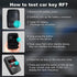 10 MHZ-1000 PL001 315/433/868/902MHZ, WOYO Car Key Fob Tester RF Frequency Tester MHZ, Remote Control Detector Infrared