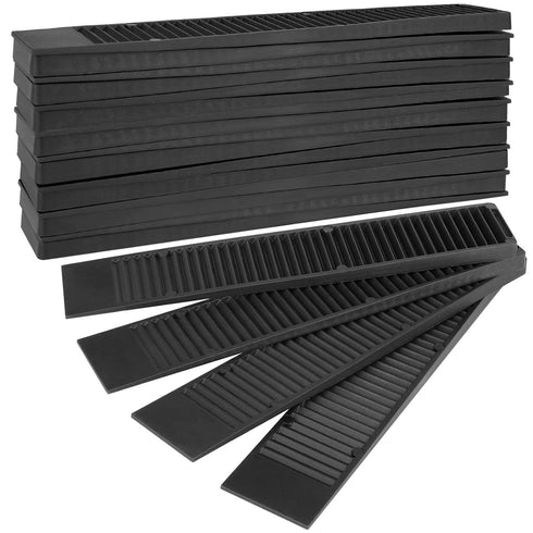 Composite Shims and Leveling Wedges (20pcs, 8.6"): Plastic Shims for Furniture Appliances, Easy Snap Door Levelers