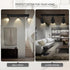 14.8ft 3 Hallway(GU10 Bulb) Plug-in Track Lighting LED, Track Light Fixtures Ceiling, Black Plug in Wall Lights