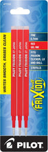 Pilot Gel Ink Refills for FriXion Erasable Gel Ink Pen, Fine Point, Red Ink, 18 Total Refills