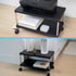 ZBRANDS 24" 14", Under Desk Printer Stand with Storage X Printer Cart, Small Printer Stand with Wheels, Small Printer