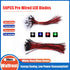 50Pcs 20cm 9-12V Light-3mm) Pre Wired LED Lights White Round Water Clear Diodes Long Wires DC for DIY Car Boat Toys