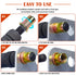 Ktehloy 470Pcs Set 6-32 8-32 10-24 1/4"-20 5/16"-18 3/8"-16 M3 M4 M5 M6 M8 M10 Rivet Nut Kit, SAE & Metric UNC Rivet