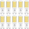 10 Pack G9 LED Bulb Dimmable, 40 Watt Equivalent, 4W 4000K Neutral White, Ceramic Bi-pin G9 Base