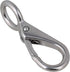 BQLZR Metal Keychains Keyring Holder Organizer, Stainless Snap Hook, 55mm