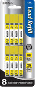 BAZIC Mechanical Pencil Lead Refills, HB 0.9mm (160 Count/Pack), Graphite Draft Drawing Writing Sketching