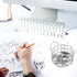 Silver Paper Clip Holder, Mesh Desk Accessories, Small Office Supplies for School, Office, and Home, 2PCS