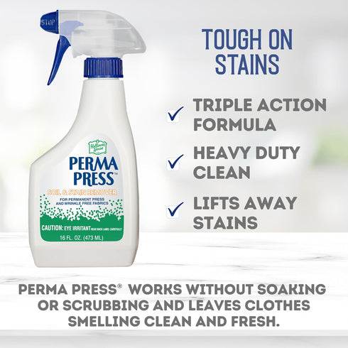 16oz Holloway House Perma Press Soil & Stain Remover | Formulated for Heavy-Duty Cleaning Action to Remove Tough Stains
