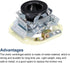 PATIKIL Single Phase Electric Motor Centrifugal Switch L19-154S Bore 19mm for Machinery