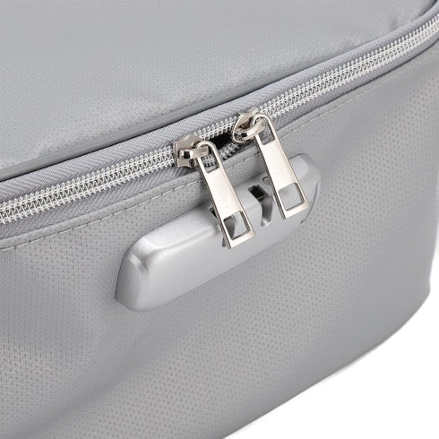 Fireproof File Storage Box, Portable Document Box with Side Handles, Easy to Assemble, Heat Insulated Zipper