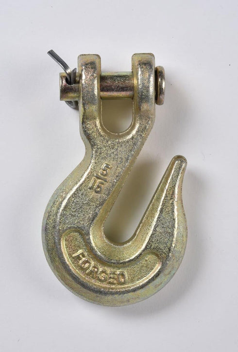 Clevis Grab Hook, 4,700 LBS Working Capacity, Compatible with Tow Chain 5/16" Chain, Grade 70, Hook Flatbed, Trailer Tie Down Hauling Rig, Package of 4