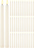 Treela 36 Pieces Flameless Taper Candles Flickering Faux LED Battery Operated Electric