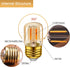 E26 LED Amber Night Light Bulbs 1W, T28 Mini Edison Tube Lamp, 2200K Warm, 10W Incandescent Equivalent
