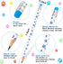 Chinco Paw Print Pencils Dog Paw Pencils Wooden Writing Novelty Pencils with Erasers for Kids Doggy Party Favors Welcome Back to School Party Supplies, 6 Colors(100 Pcs)