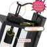 17.75in 1 Pack WISBEAM Large Size Dusk to Dawn Wall Sconce for House, Black Outdoor Wall Lantern, Modern Porch Lights