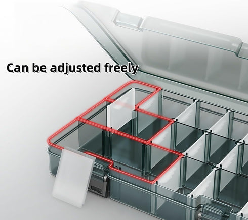 Easnea (10 Screw Organizers Storage Bin Hardware Storage Box Hardware Organizer Garage Removable with Lid Workbench