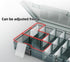 Easnea (10 Screw Organizers Storage Bin Hardware Storage Box Hardware Organizer Garage Removable with Lid Workbench