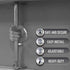 936 1.5-in. 2.5-in. RACO RETRO-BRACE Deep Ceiling Fan Box for Old Work Knockouts, Old Work Electrical Box, Adjustable