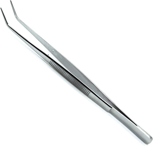 Premium Instruments 2 Pcs Dental Tweezer College and Foil/Meriam Serrated Beak Dressing Pliers Cotton Surgical Forcep