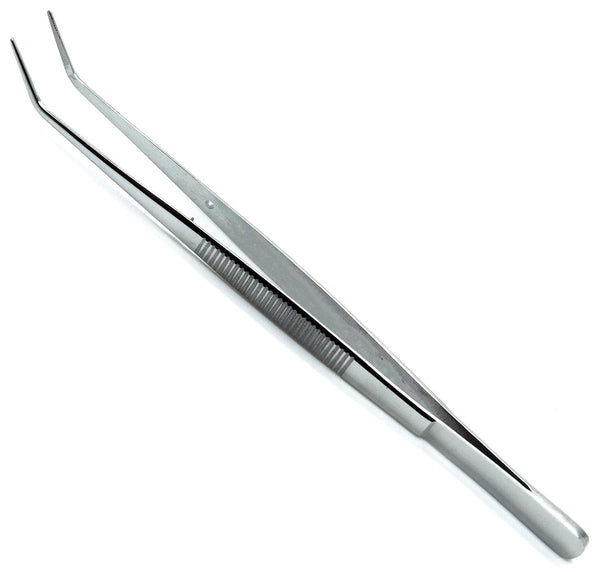 Premium Instruments College Cotton Dental Tweezers 16cm Plier Surgical Forcep Diagnostic Serrated Tip Instruments