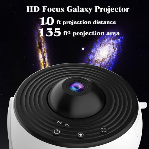 13 1 Timer,360 Galaxy Projector for Bedroom, in Planetarium Star Projector with Solar System & Constellation,Ceiling