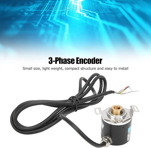 Incremental Optical Rotary Encoder, DC5-24V 30mA ABZ Encoder for Office Automation Equipment