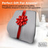 BLACK+DECKER Memory Foam Lumbar Support Pillow, Lumbar Cushion for Office, Car, Wheelchair & Airplane Adjustable Strap