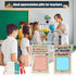 MixTeach 72 Pcs Teacher Appreciation Gifts - Wooden Sticky Notes Pads Holder with Inspirational Back to School