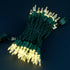 SWEET SHINE 100 33 T5 Warm White One-Piece LED Christmas Lights, ft Green Cord High Waterproof UL Certified Outdoor