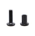 binifiMux 10-Pack Black M6x15mm Hex Socket Cap Bolts and Connecting Cap Nuts Set for Furniture Beds Cupboard