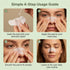 QUUPY 100Pcs 9x6.5cm White Disposable Non-Woven Nose Pore Strips Thin Cotton Patches for DIY Skin Care Facial Spa
