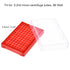 uxcell 96-Well Centrifuge Tube Rack Storage Box, Polypropylene Holder for 0.2ml Microcentrifuge Tubes
