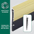 M-D Building Products 05744 36 in. Gold Aluminum and Vinyl Heavy-Duty Screw-on Door Sweep