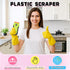 2 10 DIYSELF Pcs Plastic Razor Blade Scraper with Pcs Blades, Plastic Scraper Tool for Adhesive Remover, Scrapers