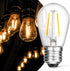 Upgrade IP65 Waterproof Outdoor String Light Bulbs, 2W LED S14 Replacement Shatterproof