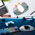 Mouse Pad, Premium-Textured Oval Computer Mousepad, 8.7" x 7.1", Thick 3mm Anti-Slip Waterproof Rubber Mouse Mat, Cute