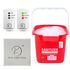 KVA Cheftech Sanitizer Alert - Restaurant and Food Service Sanitizer Pail Warning, Health Inspection
