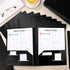 Fulmoon 48 Pack Heavy Duty Plastic Folders with 2 Pockets - Colored Pocket Folders Fit Letter Size Paper Bulk for