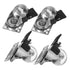 Cabilock 4pcs Swivel Caster Wheels for Furniture Coffee Table Swivel Casters for