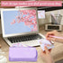 Crtiin 74 Pcs Kawaii Cherry Blossom Stationery Set - Includes Mechanical Pencil, Erasers, and Stickers