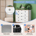 78Pcs 1/2" 3/8"(DxH) Holes(10mm), MECCANIXITY Plastic Hole Plugs, x Hole Cover Tubing End Cap for Round Table Chair