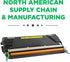 Clover Remanufactured Toner Cartridge for Lexmark C736/X736/X738, Yellow, High Yield